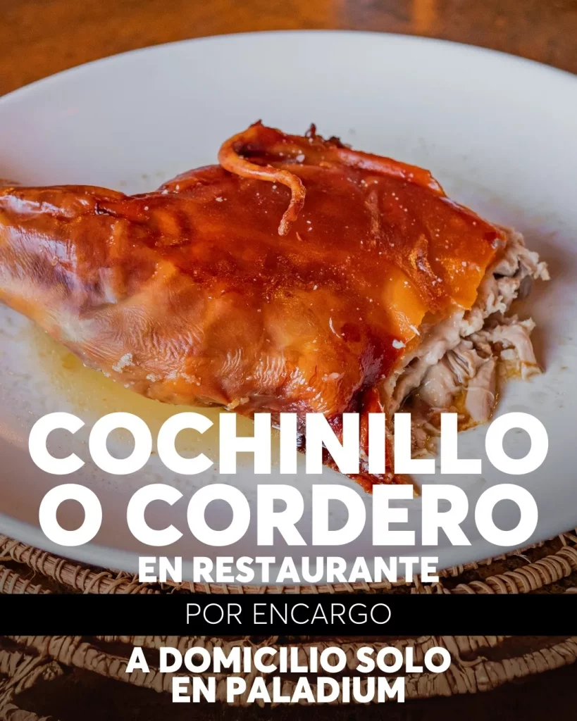 Cochinillo o cordero asado a domicilio en Aluche