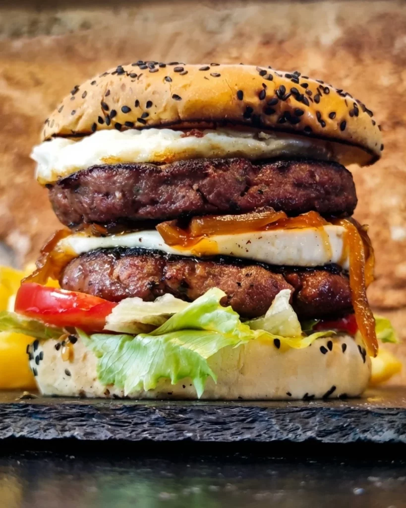 hamburguesa completa restaurante en Aluche Madrid